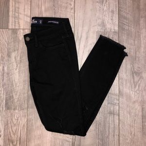 Hollister Black Ripped Skinny Jeans